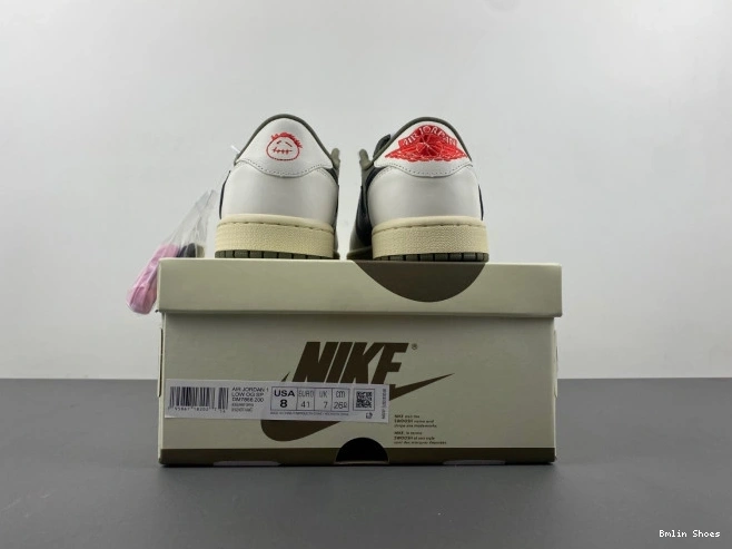 Bmlin Shoes OG TRAVIS X JORDAN AIR LOW SCOTT OLIVE DM7866-200 1 MEDIUM 0801